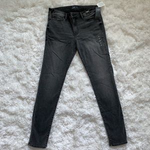 gray wash abercrombie & fitch jeans